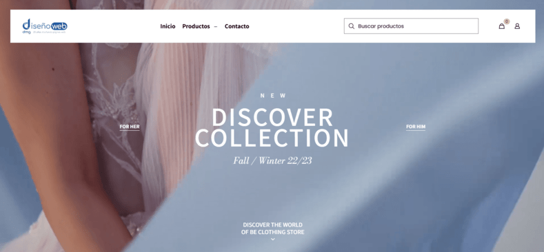 Plantilla de ecommerce 12 con diseño para tiendas de tecnología