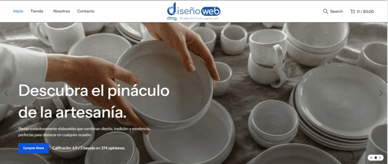 Plantilla de ecommerce 15 con diseño para tiendas de tecnología