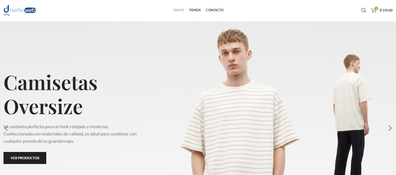 Plantilla de ecommerce 22 con diseño para tienda de ropa