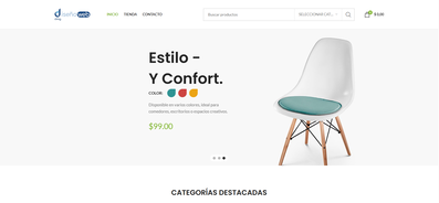 Plantilla de ecommerce 24 con diseño para tienda de electrodomésticos