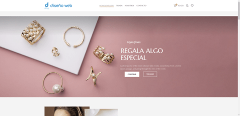 Plantilla de ecommerce 04 con diseño para tiendas de accesorios