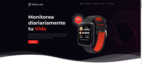 Modelo de landing page 11 para promocionar servicios de software