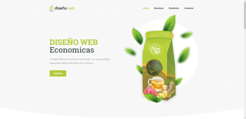 Modelo de landing page 22 para promocionar productos
