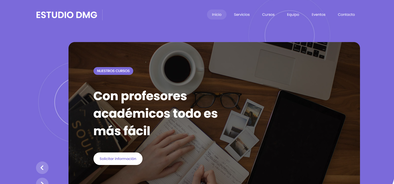 Modelo de landing page 23 para promocionar cursos